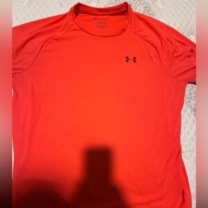 Under Armour Men's Neon Orange Tshirt